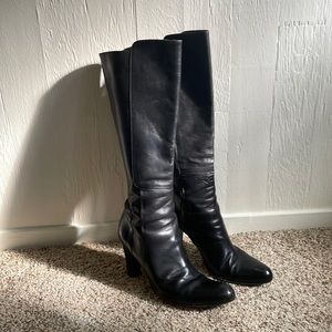Charles David boots made in Italy 7 1/2 black
